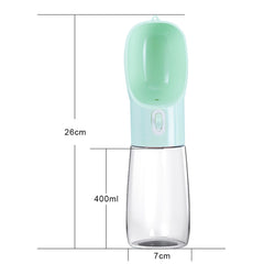 Portable Dog Hydration and Feeding Bottle