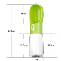 Portable Dog Hydration and Feeding Bottle