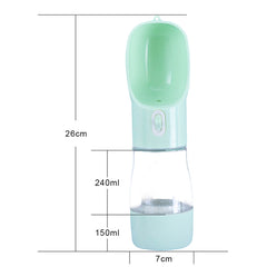 Portable Dog Hydration and Feeding Bottle