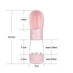 Portable Dog Hydration and Feeding Bottle