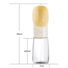 Portable Dog Hydration and Feeding Bottle