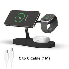 Ultimate 3-in-1 MagSafe Charging Station for iPhone, Apple Watch, and AirPods Pro