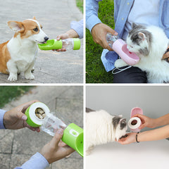 Portable Dog Hydration and Feeding Bottle