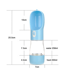 Portable Dog Hydration and Feeding Bottle