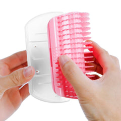 Cat Corner Grooming Brush and Massage Tool