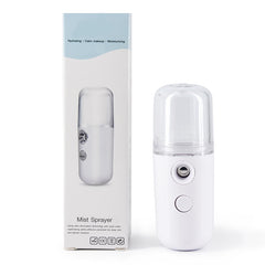 Portable Nano Mist Facial Hydrator - USB Rechargeable Moisturizing Sprayer